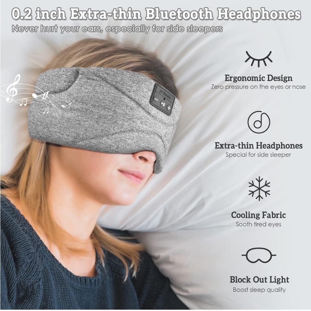 Musical sleep mask